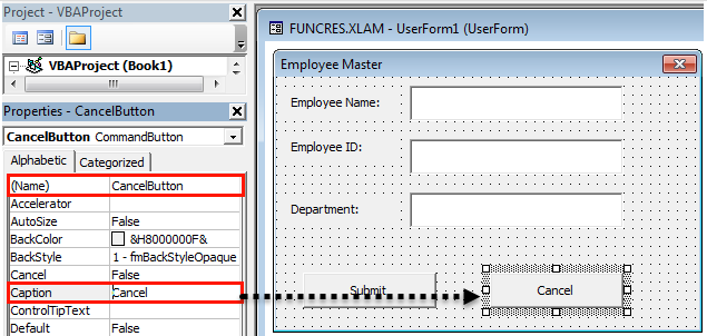 VBA userform Example 1-21