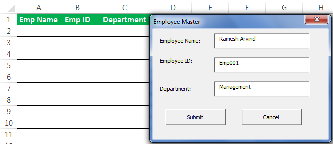 VBA userform Example 1-31