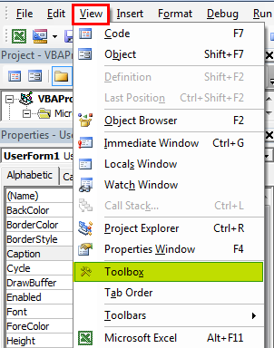 VBA userform Example 1-5