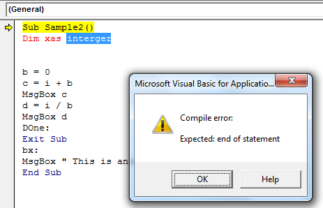 vba error example 3