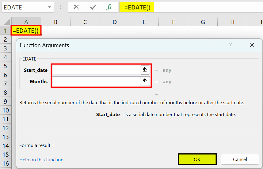 Excel add months to date how to do add examples template 