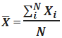 Mean of Distribution Formula