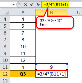 Quartile Formula Example 1.5