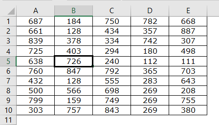 Using Active Cell with offset 1