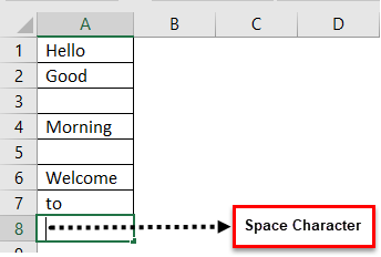 VBA IsEmpty Example 1-8