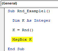 VBA Random Number Example 1-2