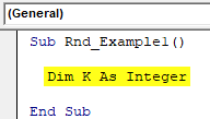 VBA Random Number Example 1