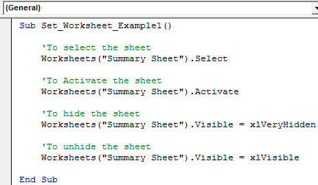 Visual basic Application Example 2-1