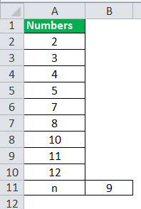 outlier Formula example1