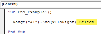 VBA End Example 2-5