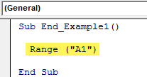 VBA End Example 2