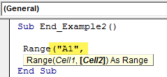 VBA End Example 3-1