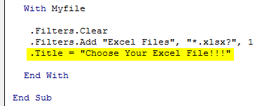 VBA FileDialog Example 1-4