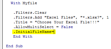 VBA FileDialog Example 1-6