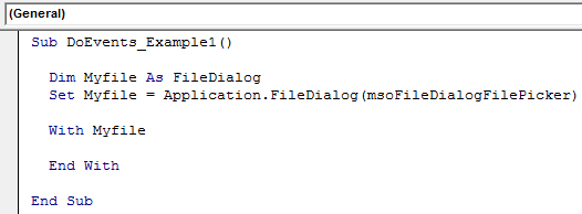 VBA FileDialog Example 1