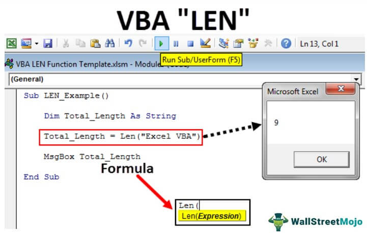 VBA LEN