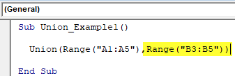 VBA Union Example 1-3