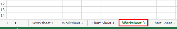 VBA Worksheets Example 1-4