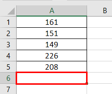 excel sum shortcut example 2