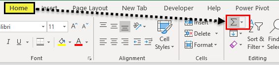 sum shortcut example 3-3