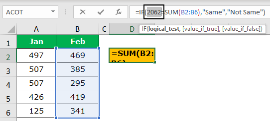 Evaluate Excel Formula Example 2-4