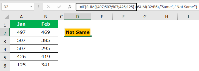 Evaluate Excel Formula Example 3-1