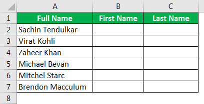 Opposite to Concatenate Example 1