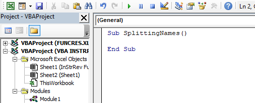 VBA INSTRREV Example 1-5