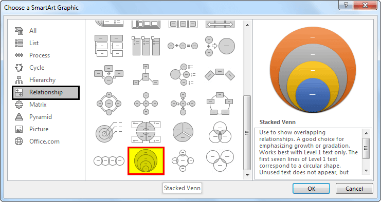 venn diagram example3 - step 3