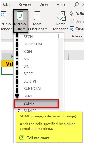 SUMIF Not Blank - Example 3 - Step 3.jpg