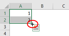 Fill Serial Numbers Example 2-1