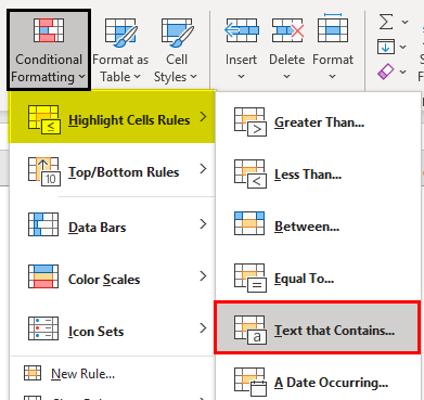 Excel Formatting Text Example 2.2