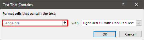 Excel Formatting Text Example 2.4