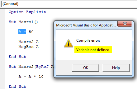 VBA ByRef Argument Error Solution 3.2