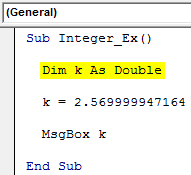 VBA Double Example 1-4