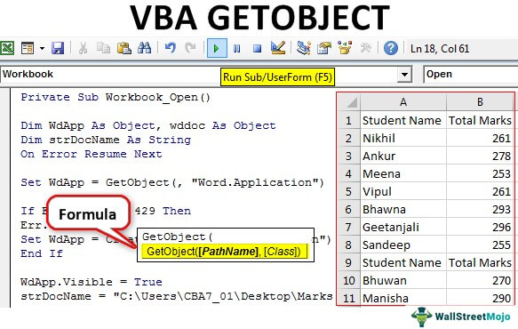 VBA-GETOBJECT