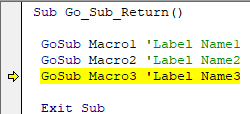 VBA Return Example 1-9