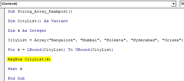 LBound & UBound Example 1-8