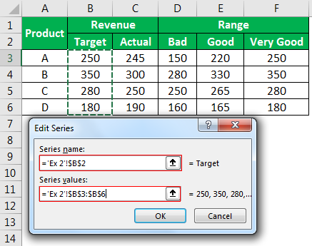 Target Value Example 2-13