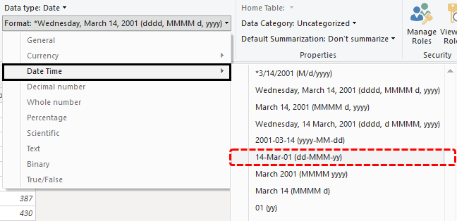 Power BI Date (Date-Time)