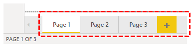 Power BI Page Tab