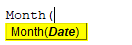 VBA Month Syntax