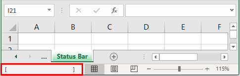 VBA Status Bar Example 1.6