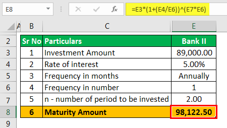 CD Interest Calculator - Example 2.5