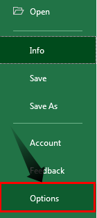 Covariance - Excel Option