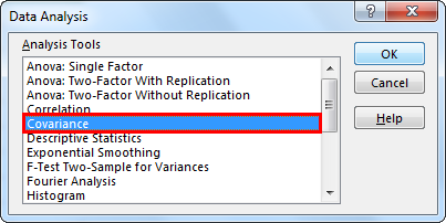 Covariance Option