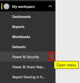 Power BI Security - Configure