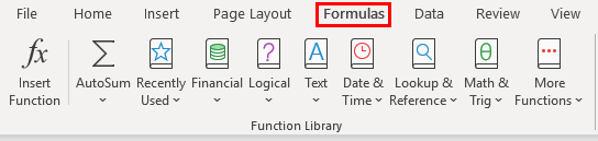 Uses of Excel Example 1.9