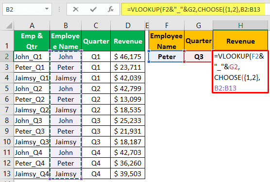 Using CHOOSE Function 1-3