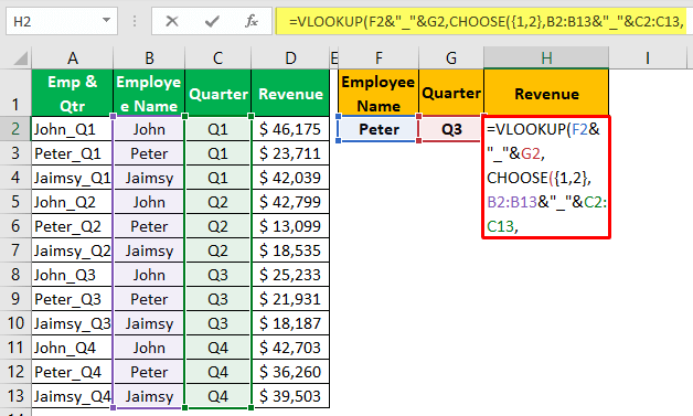 Using CHOOSE Function 1-4